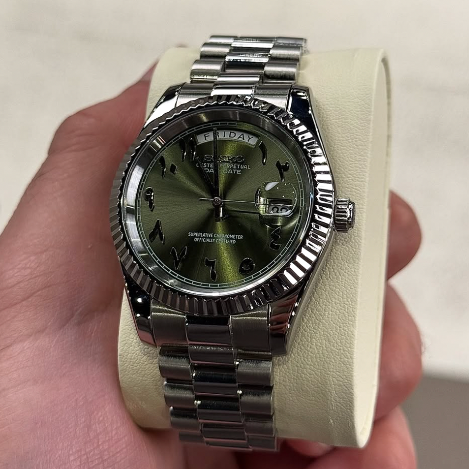 VELANCE® Pearl Olive Arabic Dial