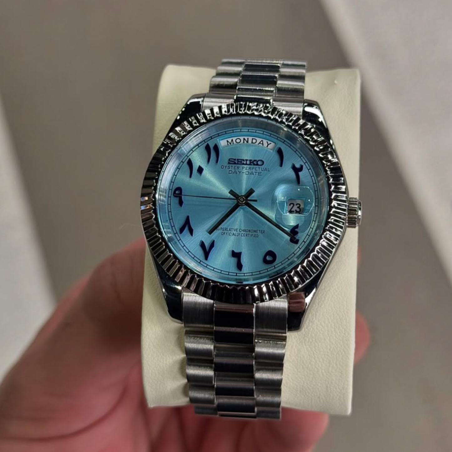 VELANCE® Tiffany Blue Arabic Dial