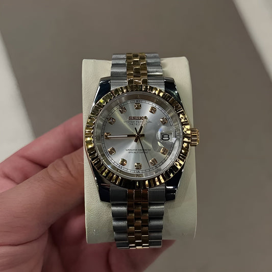 VELANCE® Golden Luxe Diamond Dial
